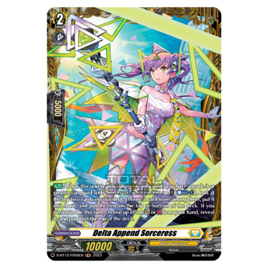 Cardfight!! Vanguard - Evenfall Onslaught - Delta Append Sorceress (FR) D-BT12-FR26EN