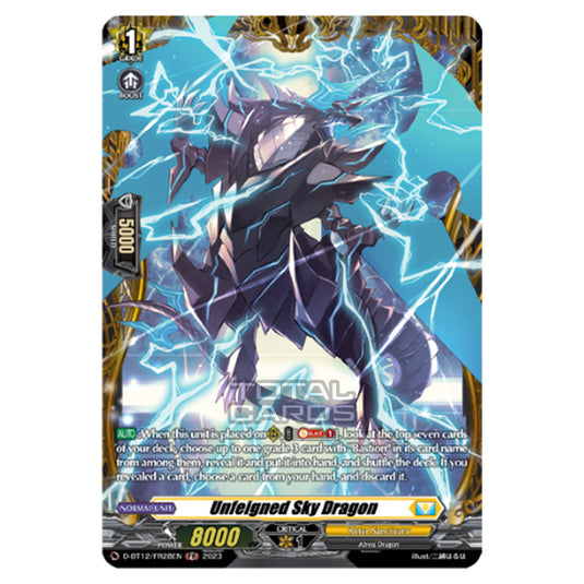 Cardfight!! Vanguard - Evenfall Onslaught - Unfeigned Sky Dragon (FR) D-BT12-FR28EN