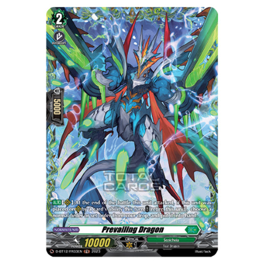 Cardfight!! Vanguard - Evenfall Onslaught - Prevailing Dragon (FR) D-BT12-FR33EN