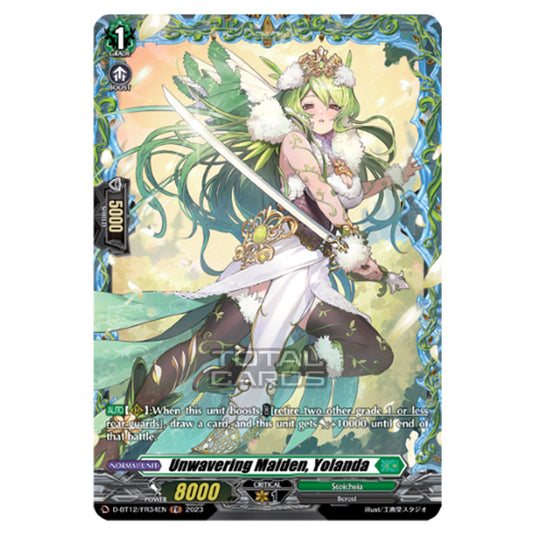 Cardfight!! Vanguard - Evenfall Onslaught - Unwavering Maiden, Yolanda (FR) D-BT12-FR34EN