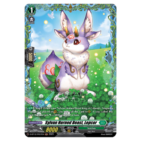 Cardfight!! Vanguard - Evenfall Onslaught - Sylvan Horned Beast, Lepcor (FR) D-BT12-FR37EN
