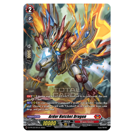Cardfight!! Vanguard - Evenfall Onslaught - Ardor Hatchet Dragon (PR) D-PR-257EN-S