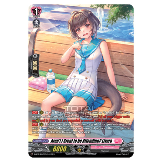 Cardfight!! Vanguard - Evenfall Onslaught - Aren't I Great to be Attending? Livora (PR) D-PR-262EN-S