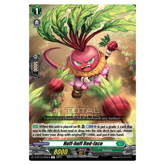 Cardfight!! Vanguard - D-BT13 - Flight of Chakrabarthi - Huff-huff Red-face (R) D-BT13/055EN