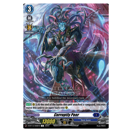 Cardfight!! Vanguard - D-BT13 - Flight of Chakrabarthi - Corruptly Peer (C) D-BT13/066EN
