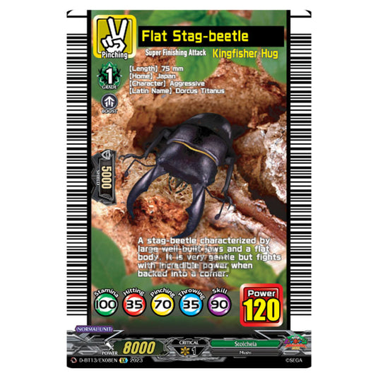 Cardfight!! Vanguard - D-BT13 - Flight of Chakrabarthi - Flat Stag-beetle (EX) D-BT13/EX08EN