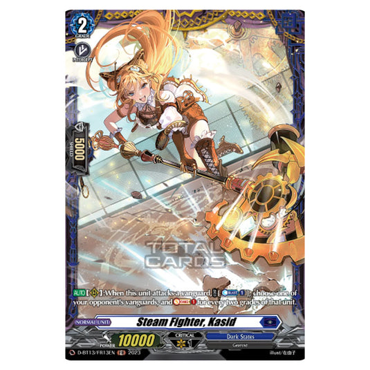 Cardfight!! Vanguard - D-BT13 - Flight of Chakrabarthi - Steam Fighter, Kasid (FR) D-BT13/FR13EN
