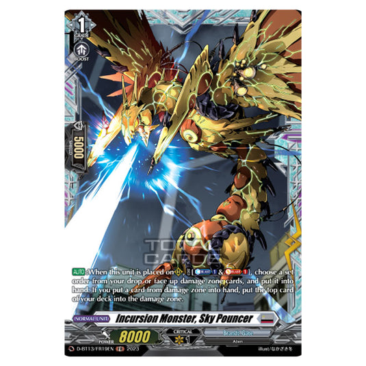 Cardfight!! Vanguard - D-BT13 - Flight of Chakrabarthi - Incursion Monster, Sky Pouncer (FR) D-BT13/FR19EN