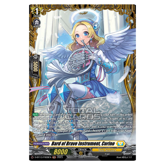 Cardfight!! Vanguard - D-BT13 - Flight of Chakrabarthi - Bard of Brave Instrument, Corino (FR) D-BT13/FR28EN
