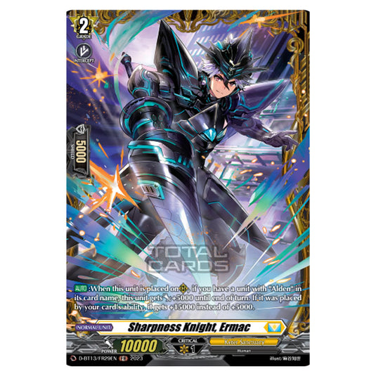 Cardfight!! Vanguard - D-BT13 - Flight of Chakrabarthi - Sharpness Knight, Ermac (FR) D-BT13/FR29EN