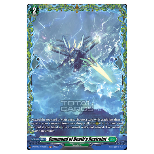 Cardfight!! Vanguard - D-BT13 - Flight of Chakrabarthi - Command of Death's Restraint (FR) D-BT13/FR36EN