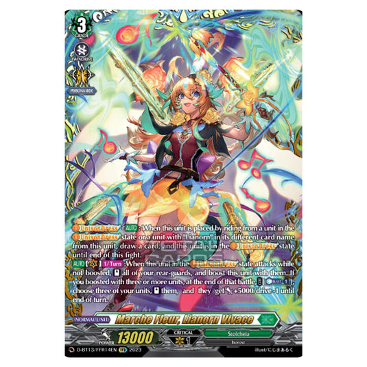 Cardfight!! Vanguard - D-BT13 - Flight of Chakrabarthi - Marche Fleur, Lianorn Vivace (FFR) D-BT13/FRR14EN
