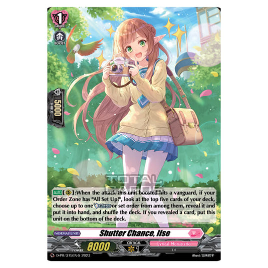 Cardfight!! Vanguard - D-BT13 - Flight of Chakrabarthi - Shutter Chance, Ilse (PR) D-PR/315EN-S