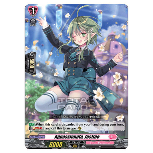 Cardfight!! Vanguard - D LBT01 - Lyrical Melody - Appassionato, Justine (C) D-LBT01/096