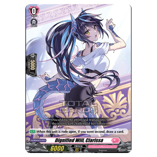 Cardfight!! Vanguard - D LBT01 - Lyrical Melody - Dignified Will, Clarissa (C) D-LBT01/102