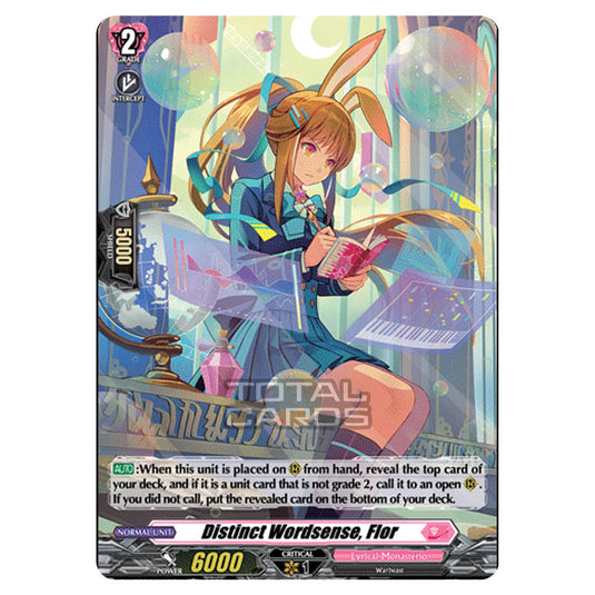 Cardfight!! Vanguard - D LBT01 - Lyrical Melody - Precise Word Sense, Flor (H) D-LBT01/H15