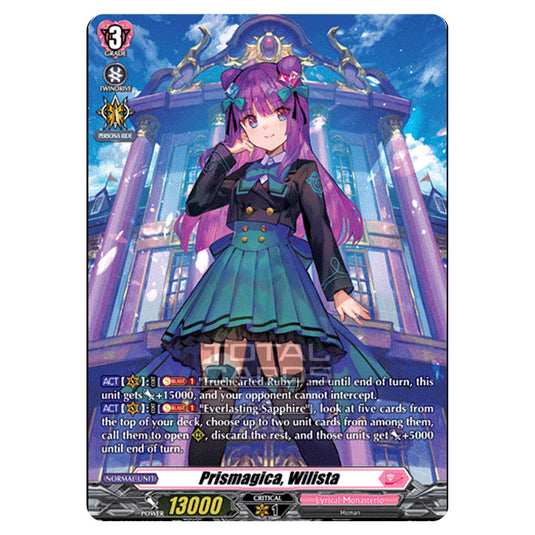 Cardfight!! Vanguard - D LBT01 - Lyrical Melody - Prismagica, Wilista (SP) D-LBT01/SP04