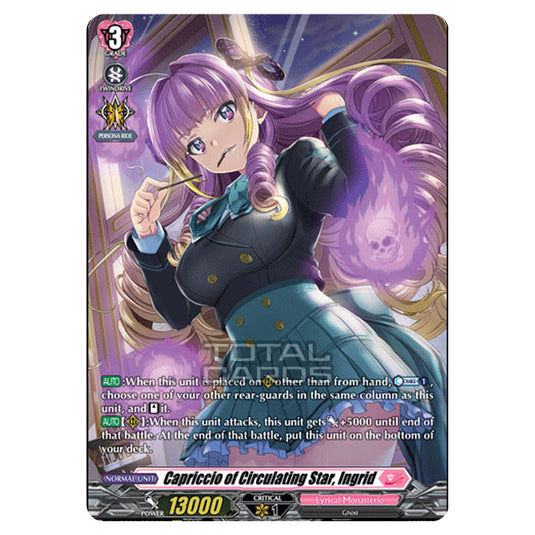 Cardfight!! Vanguard - D LBT01 - Lyrical Melody - Capriccio of Circulating Star, Ingrid (SP) D-LBT01/SP07
