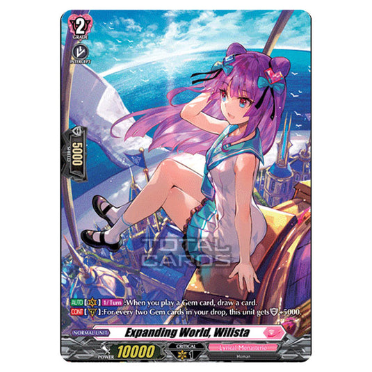 Cardfight!! Vanguard - D LBT01 - Lyrical Melody - Expanding World, Wilista (SP) D-LBT01/SP28