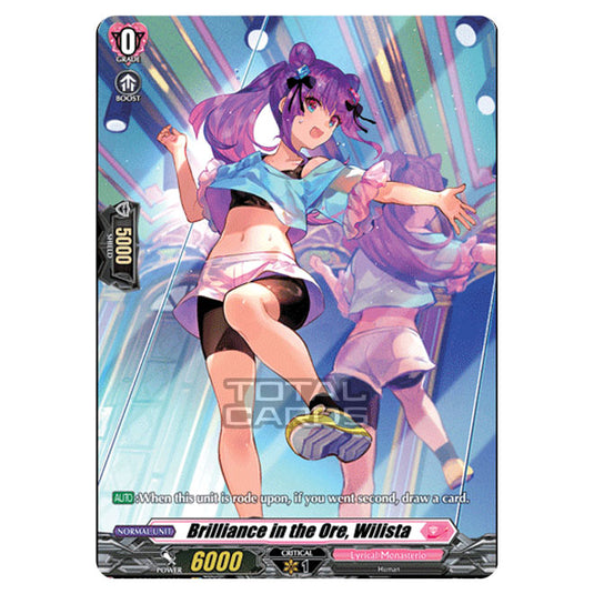 Cardfight!! Vanguard - D LBT01 - Lyrical Melody - Brilliance Hiding Ore, Wilista (SP) D-LBT01/SP30