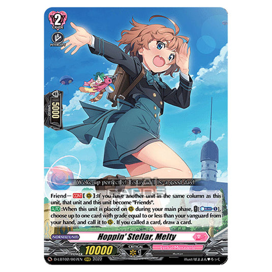 Cardfight!! Vanguard - Lyrical Monasterio ~It's A New School Term!~ - Hoppin'Stellar, Melty (RRR) D-LBT02/007