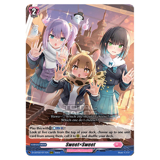 Cardfight!! Vanguard - Lyrical Monasterio ~It's A New School Term!~ - SweetxSweet (RRR) D-LBT02/011