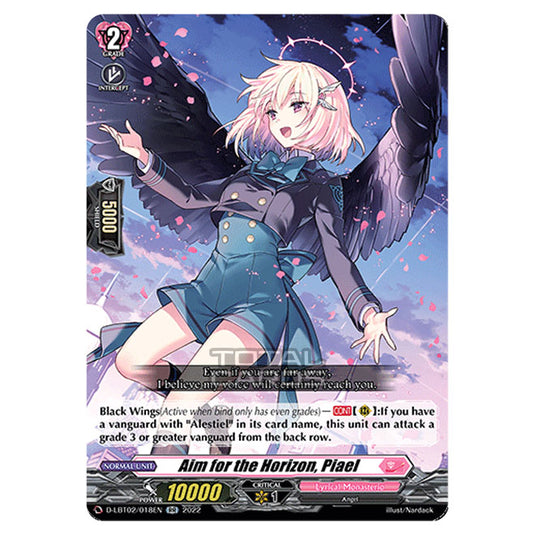 Cardfight!! Vanguard - Lyrical Monasterio ~It's A New School Term!~ - Aim for the Horizon, Piael (RR) D-LBT02/018