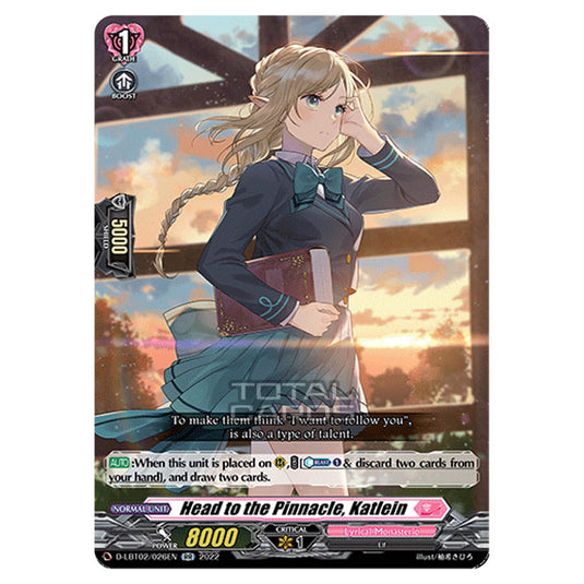 Cardfight!! Vanguard - Lyrical Monasterio ~It's A New School Term!~ - Head to the Pinnacle, Katlein (RR) D-LBT02/026