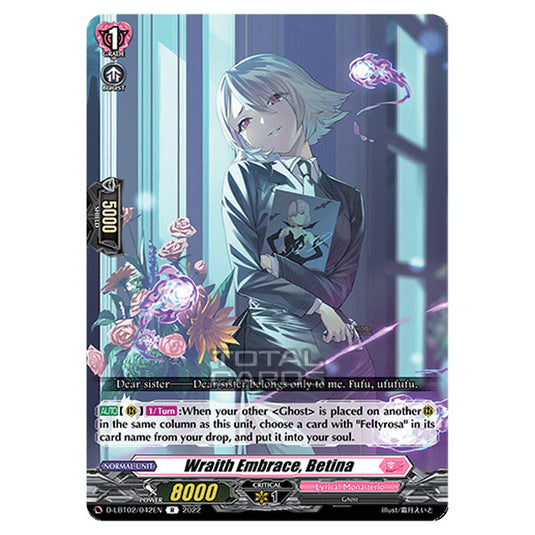 Cardfight!! Vanguard - Lyrical Monasterio ~It's A New School Term!~ - Wraith Embrace, Betina (R) D-LBT02/042
