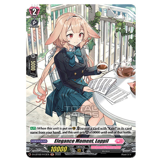 Cardfight!! Vanguard - Lyrical Monasterio ~It's A New School Term!~ - Elegance Moment, Loppil (H) D-LBT02/H013