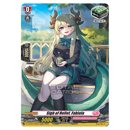 Cardfight!! Vanguard - Lyrical Monasterio ~It's A New School Term!~ - Sigh of Relief, Fabiola (H) D-LBT02/H050