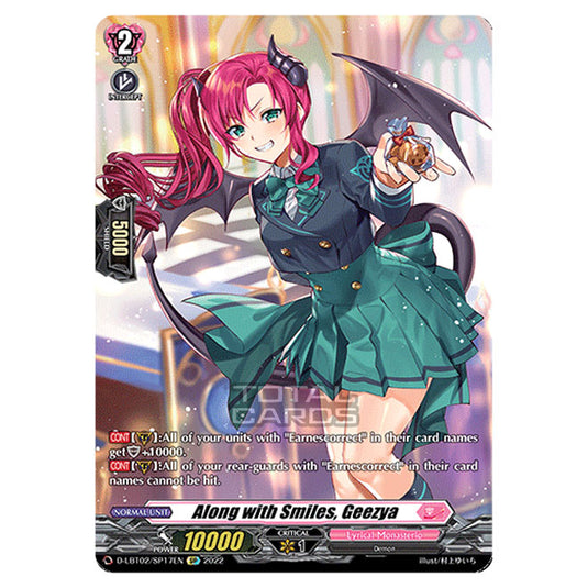 Cardfight!! Vanguard - Lyrical Monasterio ~It's A New School Term!~ - Along with Smiles, Geezya (SP) D-LBT02/SP017