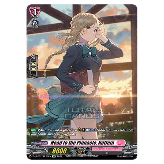 Cardfight!! Vanguard - Lyrical Monasterio ~It's A New School Term!~ - Head to the Pinnacle, Katlein (SP) D-LBT02/SP026