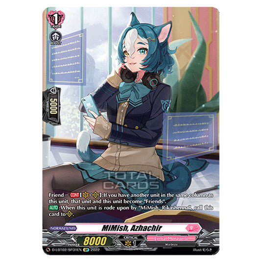 Cardfight!! Vanguard - Lyrical Monasterio ~It's A New School Term!~ - MiMish, Azhachir (SP) D-LBT02/SP031
