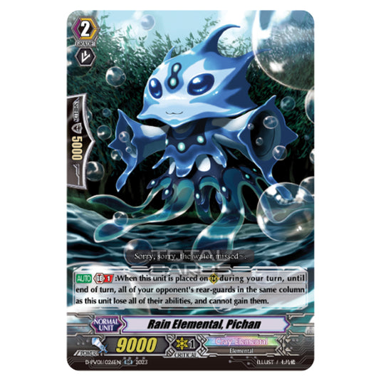 Cardfight!! Vanguard - P & V Special Series - History Collection - Rain Elemental, Pichan (RR) D-PV01/026EN