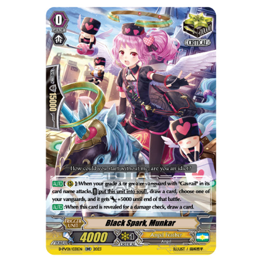 Cardfight!! Vanguard - P & V Special Series - History Collection - Black Spark, Munkar (RR) D-PV01/031EN