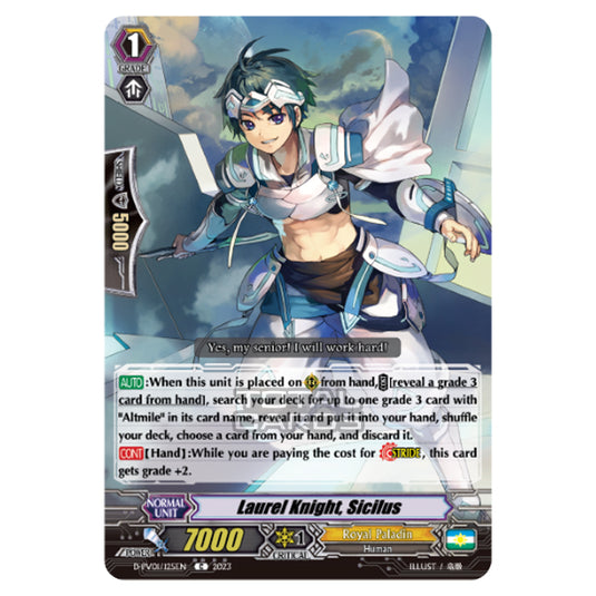 Cardfight!! Vanguard - P & V Special Series - History Collection - Laurel Knight, Sicilus (C) D-PV01/125EN