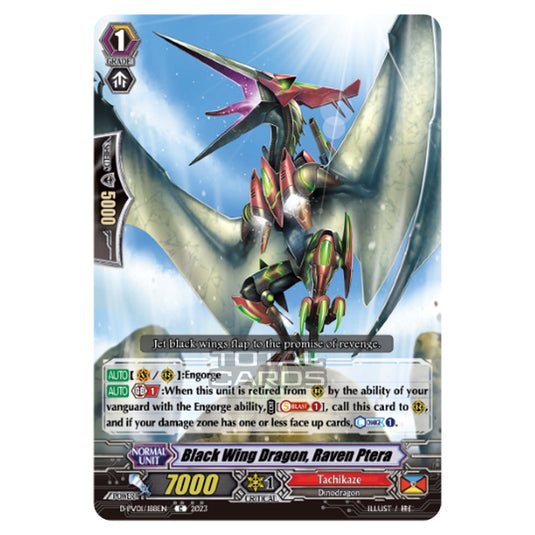 Cardfight!! Vanguard - P & V Special Series - History Collection - Black Wing Dragon, Raven Ptera (C) D-PV01/188EN