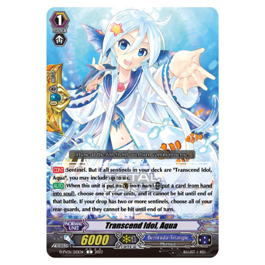 Cardfight!! Vanguard - P & V Special Series - History Collection - Transcend Idol, Aqua (C) D-PV01/210EN