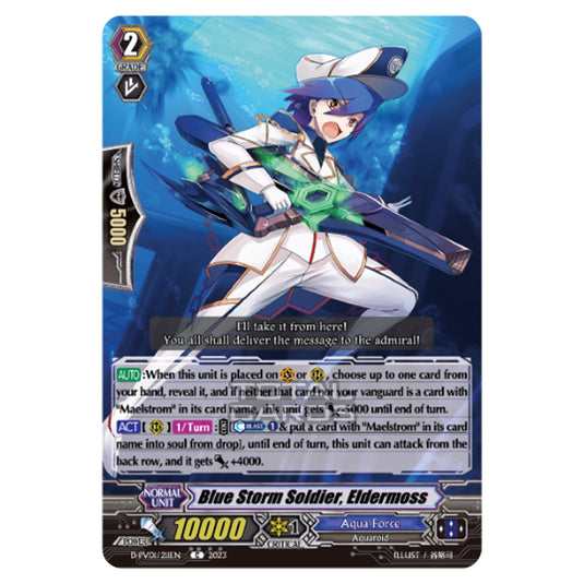 Cardfight!! Vanguard - P & V Special Series - History Collection - Blue Storm Soldier, Eldermoss (C) D-PV01/211EN