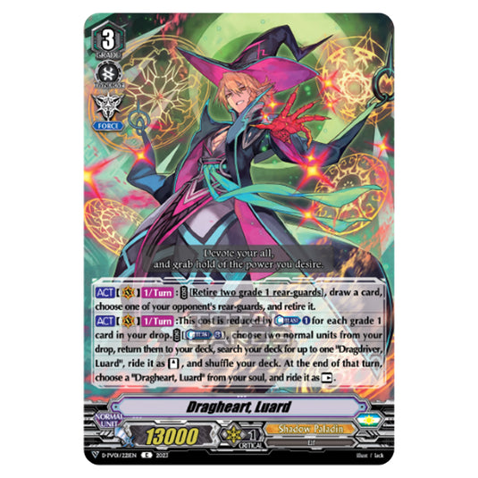 Cardfight!! Vanguard - P & V Special Series - History Collection - Dragheart, Luard (C) D-PV01/221EN
