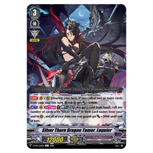 Cardfight!! Vanguard - P & V Special Series - History Collection - Silver Thorn Dragon Tamer, Luquier (C) D-PV01/234EN