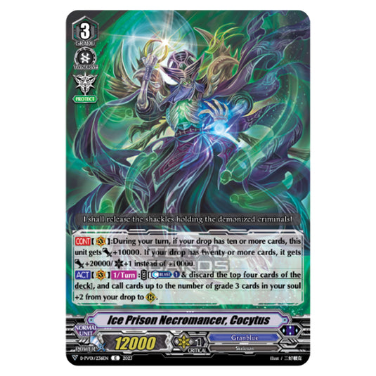 Cardfight!! Vanguard - P & V Special Series - History Collection - Ice Prison Necromancer, Cocytus (C) D-PV01/236EN