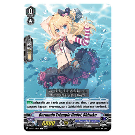 Cardfight!! Vanguard - P & V Special Series - History Collection - Bermuda Triangle Cadet, Shizuku (C) D-PV01/309EN