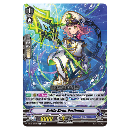 Cardfight!! Vanguard - P & V Special Series - History Collection - Battle Siren, Parthenia (C) D-PV01/335EN