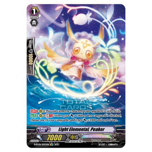 Cardfight!! Vanguard - P & V Special Series - History Collection - Light Elemental, Peaker (SP) D-PV01/SP03EN