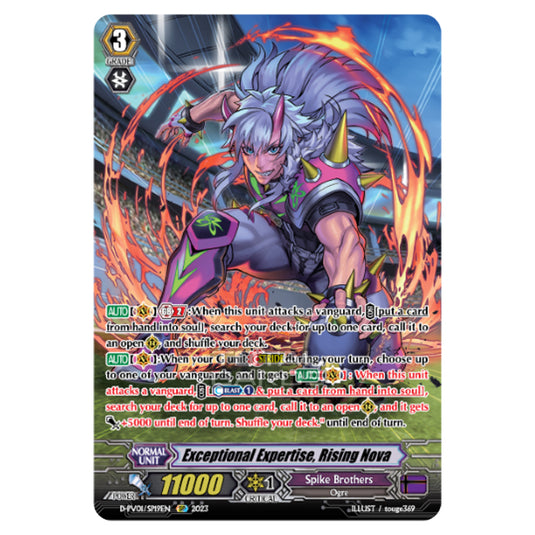 Cardfight!! Vanguard - P & V Special Series - History Collection - Exceptional Expertise, Rising Nova (SP) D-PV01/SP19EN