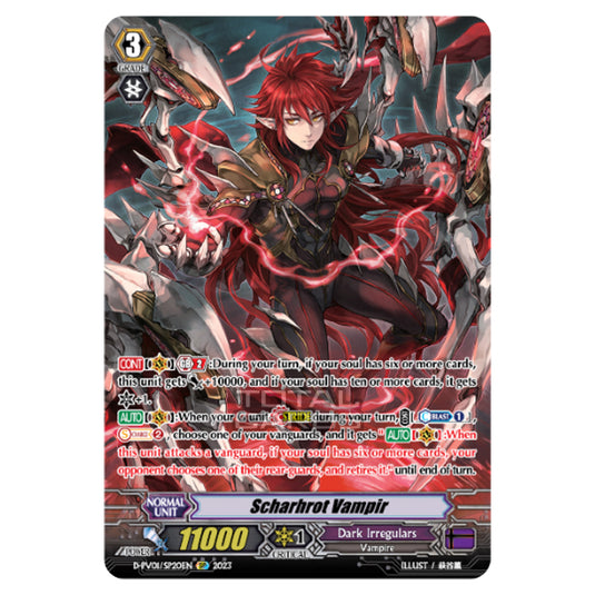Cardfight!! Vanguard - P & V Special Series - History Collection - Scharhrot Vampir (SP) D-PV01/SP20EN