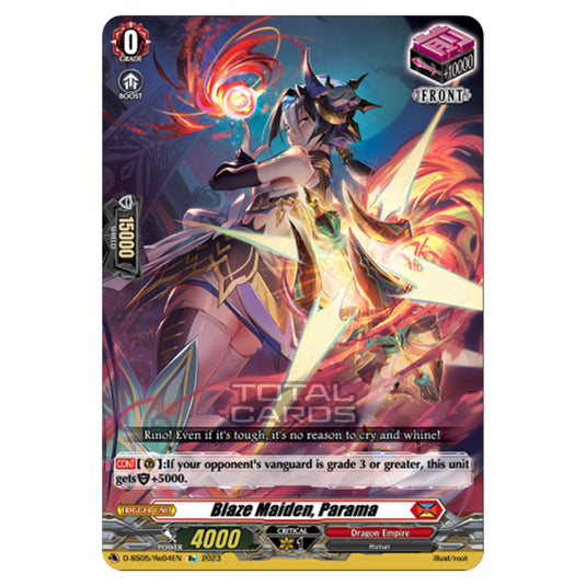 Cardfight!! Vanguard - Festival Booster 2023 - Blaze Maiden, Parama (Re) D-SS05/Re04EN