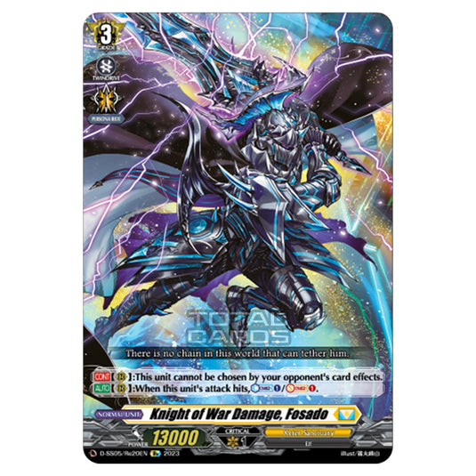 Cardfight!! Vanguard - Festival Booster 2023 - Knight of War Damage, Fosado (Re) D-SS05/Re20EN